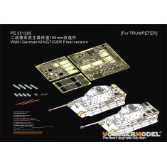 1/35 KingTiger 105mm Final Version Basic Upgrade Set for HobbyBoss #84559