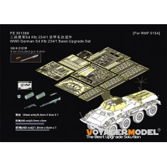 1/35 WWII Sd.Kfz.234/1 Detail Set Version B with Gun Barrel for RMF #5154