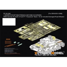 1/35 Pz.Kpfw.IV Ausf.F1 Vorpanzer Basic Details for Dragon 6398
