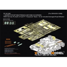 1/35 Pz.Kpfw.IV Ausf.F1 Vorpanzer Basic Details with Hub for Dragon 6398