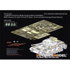 1/35 Pz.Kpfw.IV Ausf.F2 Basic Details with Hub for Dragon 6360 6363 9019