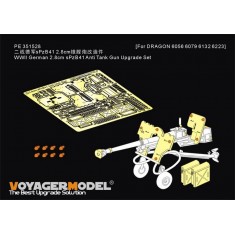 1/35 WWII German 2.8cm sPzB41 Anti-tank Gun PE Upgrade Set for Dragon kit