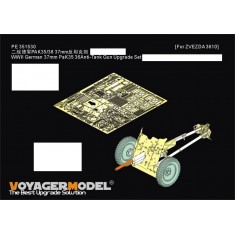 1/35 WWII German 37mm PaK35/36 PE Upgrade Set for Zvezda kit