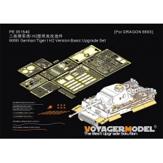 1/35 WWII Tiger I Ausf.H2 Detail Set for Dragon #6683