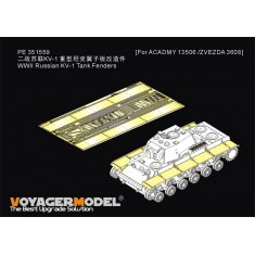 1/35 WWII KV-1 Heavy Tank Fender Detail Set for Academy #13506/Zvezda #3608