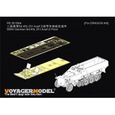 1/35 WWII Sd.Kfz.251 Ausf.D Floor Detail Set for Dragon Kits