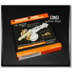 Photo-etched parts for 1/35 WWII German 150mm sIG.33 for Dragon kits #6259/6473