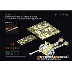 1/35 WWII 105mm leFH18M Howitzer Detail Set Version B with Gun Barrel for AFV