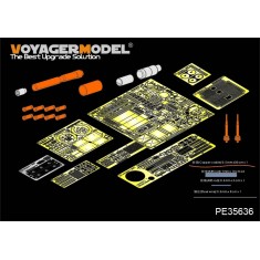 1/35 Modern German Leopard 1A4 MBT Detail-up Set for Meng TS-007 kit (w/Gun Barrel)