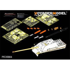 1/35 WWII Jagdpanther G2 late Version Detail-up Set for Dragon 6609 kit