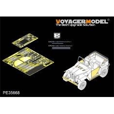 1/35 WWII Russian GAZ-67B Military Vehicle Detail-up Set for Trumpeter 02346 kit