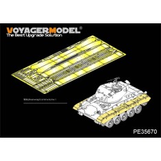 1/35 US M24 Chaffee (Early Prod) Light Tank Fenders and Skirts for AFV Club kit
