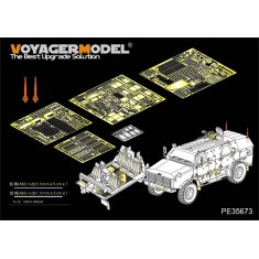 1/35 Modern German ATF Dingo 2 GE A2 PatSi Photo Etched Set for Revell 03233 kit