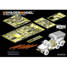 1/35 Modern Russian BM-21 Grad Multiple Rocket Launcher Late Set for Trumpeter#01013 kit