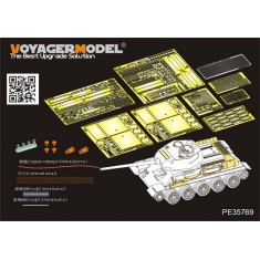 1/35 WWII Russian T-34/85 No.112 Factory Production Basic Detail Set for Academy kit 13290