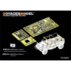 1/35 WWII German Pkw.K2s Schwimmwagen Type 166 Detail Set for Hero Hobby kit #35001