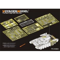 1/35 Modern Russian BMPT-72 Fire Support Combat Vehicle Detail Set for Tiger Model #4611