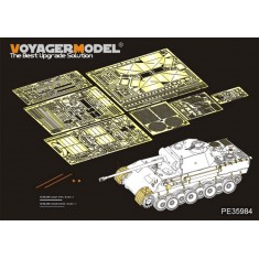 1/35 WWII German Panther A Tank Early Version Basic Detail Set for Takom Model #2097