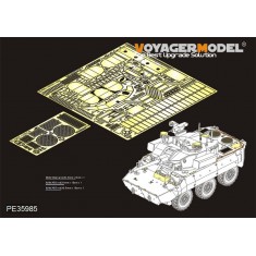 1/35 Modern French AMX-10RCR T-40M IFV Basic Detail Set for Tiger Model #4665