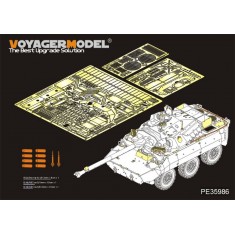 1/35 Modern French AMX-10RCR Tank Destroyer Basic Detail Set for Tiger Model #4602