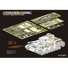 1/35 WWII German PzKpfw.IV Ausf.G Late Production Detail Set for Border Model #35001