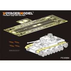 1/35 WWII German PzKpfw.IV Ausf.F-H Fenders for Border Model #35001