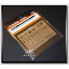 1/35 WWII German Tank Stenciling Template 1