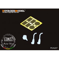 1/35 WWII King Tiger (Porsche Turret) Initial Production Square Exhaust w/Grills