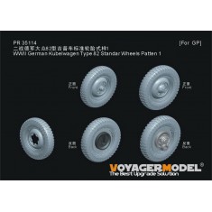 1/35 WWII German Kubelwagen Type 82 Standar Wheels Pattern 1