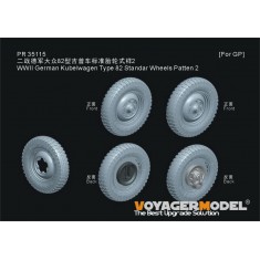 1/35 WWII German Kubelwagen Type 82 Standar Wheels Pattern 2
