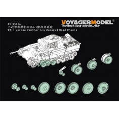 1/35 WWII German Panther Ausf.A/G Damaged Road Wheels (3D Printed)