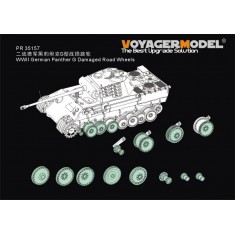 1/35 WWII German Panther Ausf.G Damaged Road Wheels (3D Printed)