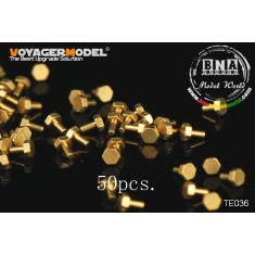 Turned Metal Bolts Pattern 2 (M0.5x1) 50pcs.(for All)
