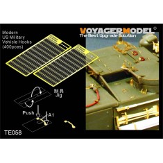 1/35 Modern US Military Vehicle Hooks (400pcs) (Universal)