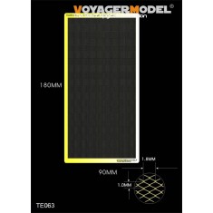 Diamond Mesh (Square 1.8X1.0mm, Sheet size: 180mmx90mm)