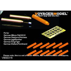 1/35 WWII German 88mm L/71 Ammunition Cartridge (12pcs) (Universal)