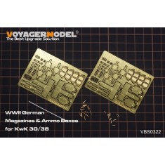 1/35 WWII German Magazines & Ammo Boxes for KwK 30/38