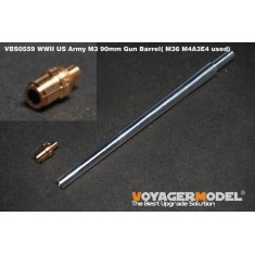 1/35 WWII US M3 90mm Gun Barrel (M36/M4A3E4) for Tamiya kit