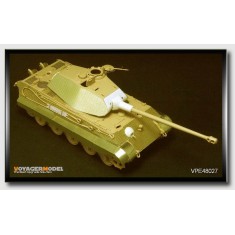 Upgrade Set for 1/48 German King Tiger Porsche Turret for Tamiya kit #32539