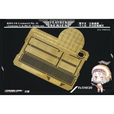 1/35 WWII UK Cromwell Mk.IV / Centaur C.S.Mk IV Grills Set for Tamiya kit (1PE)