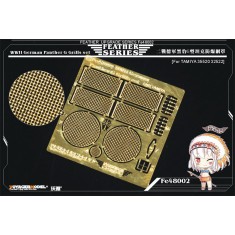 1/48 WWII German Panther G Grills set for Tamiya kits #32520/32522