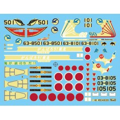 Decals for 1/48 JASDF Mitsubishi XF-2A/B, F-2B Special Schemes, ADTW