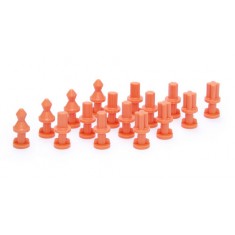 Hold & Guide Dowel Pin for Silicone Rubber Mold (M) Orange