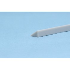 Styrene/PS Triangle Stick (side: 4.00mm & 8.00mm, length: 250mm, 4pcs, gray)