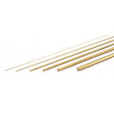 C Round Brass Rod No.6 (diameter: 2.0mm, length: 150mm, 3pcs)