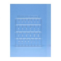 Wave Option System H Eyes 4 #Clear (square type)