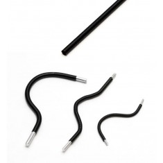 A-Spring Black NO.2.5 (Outer diameter: 2.5mm, wire diameter: 0.2mm, L: 150mm)