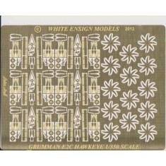 1/350 Grumman E-2C Hawkeye Detail-up Set (Revised) (1 Photo-Etched Sheet)