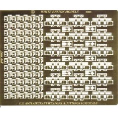 1/350 WWII USN Light AA Weapons and Fittings Photo-etched parts