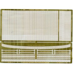 1/400 Extrafine 3-Bar Rails & Ladders Set for Heller kit (1 Photo-Etched Sheet)